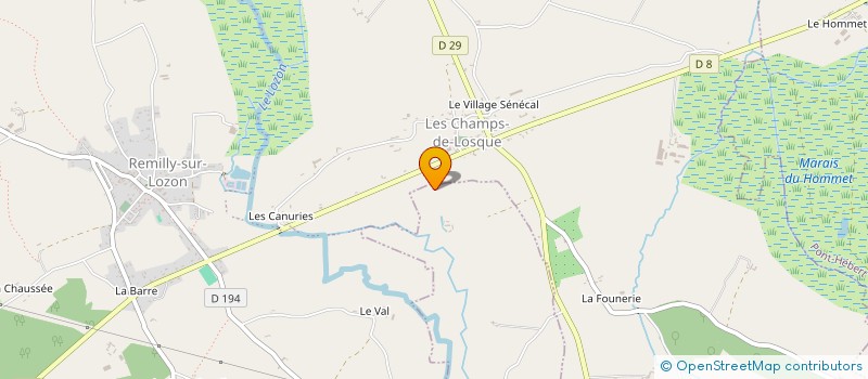 localisation de l'entreprise SCEA J.D.S. à MARIGNY-LE-LOZON