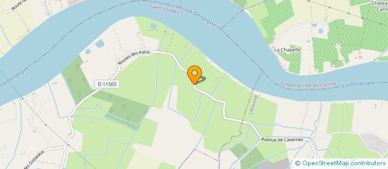 localisation de l'entreprise SCEA JACOUTET  SAINT-LOUBES