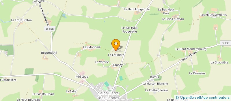 localisation de l'entreprise SCEA JARRY à SAINT-PIERRE-DES-LANDES