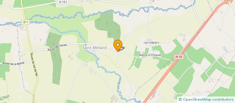 localisation de l'entreprise SCEA JAURE à SAINT-AULAIS-LA-CHAPELLE