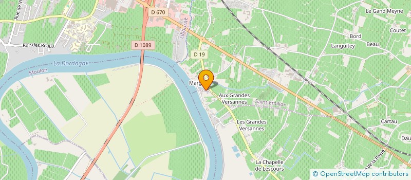 localisation de l'entreprise SCEA JEAN-BAPTISTE BRUNOT ET FILS à SAINT-EMILION