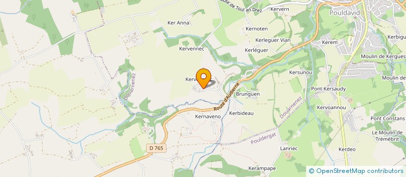 localisation de l'entreprise SCEA JEAN LUC CARIOU  DOUARNENEZ