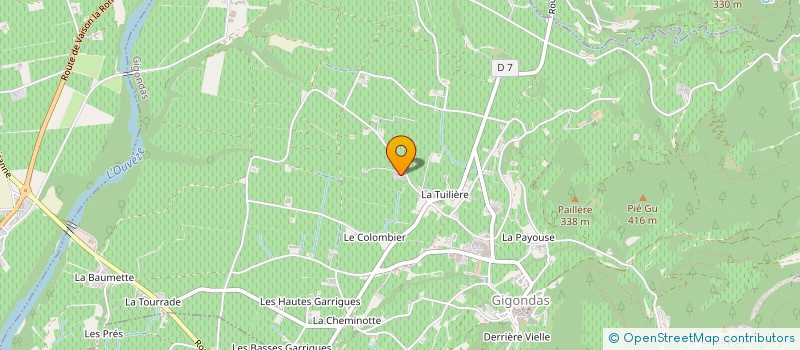 localisation de l'entreprise SCEA JEAN-PIERRE CARTIER  GIGONDAS