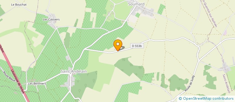 localisation de l'entreprise SCEA JEANNOT PERE ET FILS à SAINT-ANDELAIN