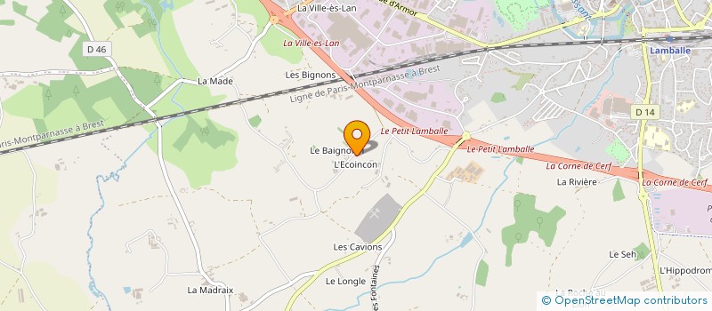 localisation de l'entreprise SCEA JEROME VAULTIER à LAMBALLE-ARMOR