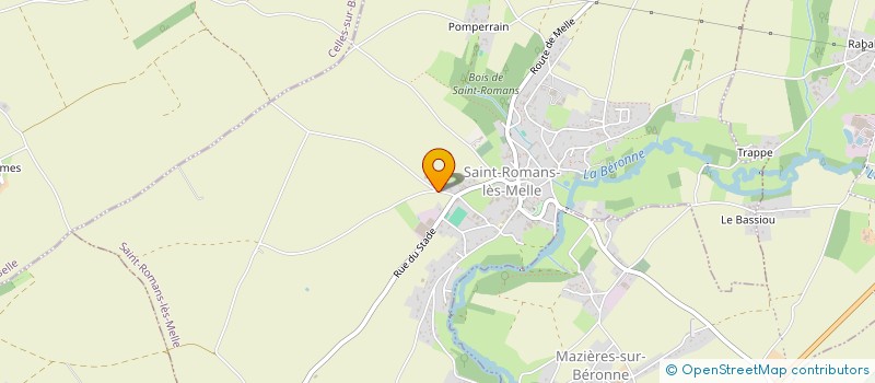 localisation de l'entreprise SCEA JOULAIN  SAINT-ROMANS-LES-MELLE