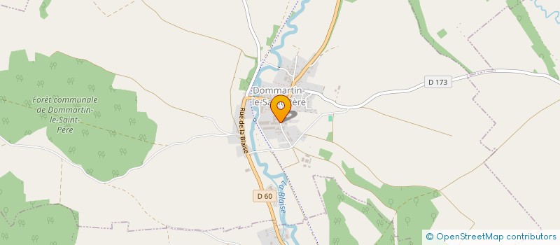 localisation de l'entreprise SCEA JOURNET à DOMMARTIN-LE-SAINT-PERE