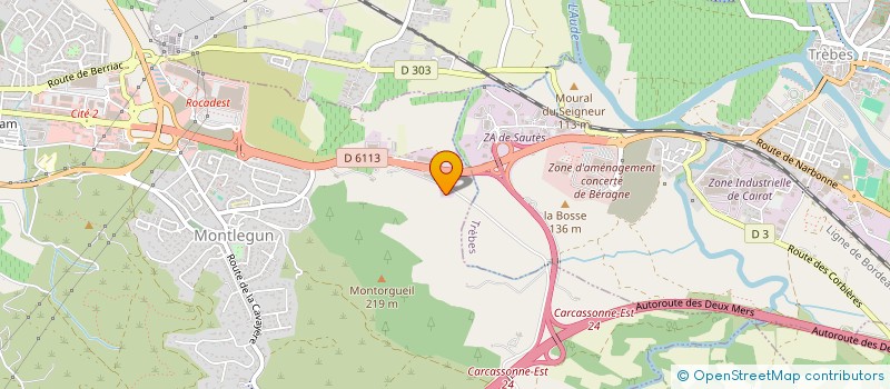 localisation de l'entreprise SCEA JPH  CARCASSONNE