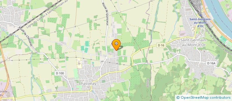 localisation de l'entreprise SCEA KDS à CHASSELAY