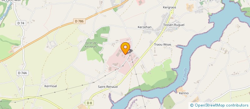 localisation de l'entreprise SCEA KERFUR à MINIHY-TREGUIER