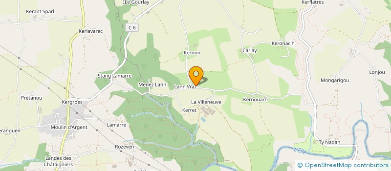 localisation de l'entreprise SCEA KERHERVE à LOCUNOLE