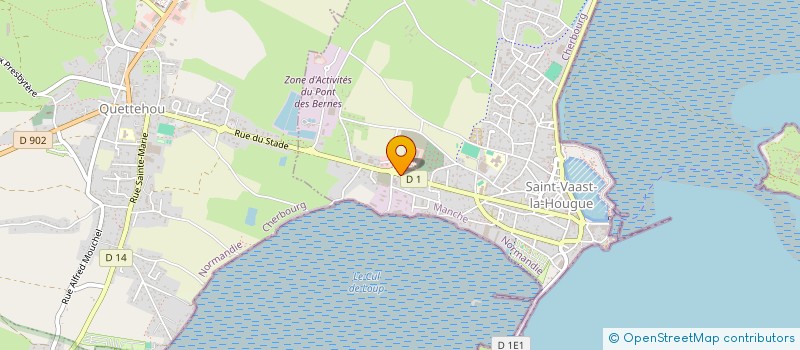 localisation de l'entreprise SCEA KGB à SAINT-VAAST-LA-HOUGUE