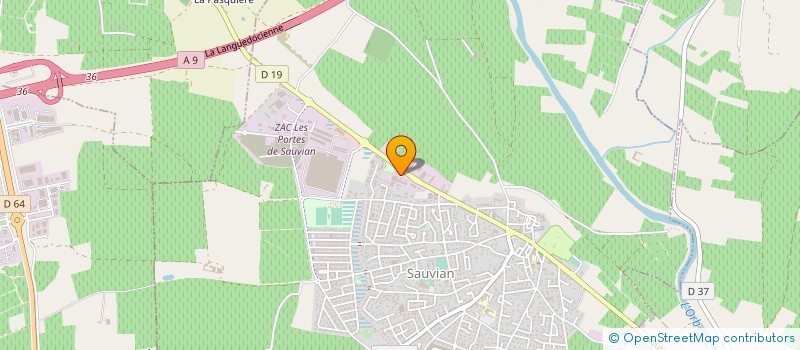 localisation de l'entreprise SCEA KIAREVA  SAUVIAN