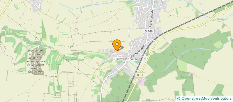 localisation de l'entreprise SCEA KIEFFER  KURTZENHOUSE