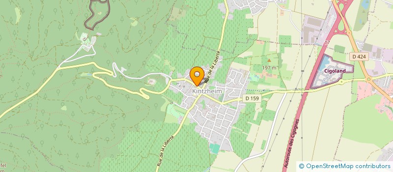 localisation de l'entreprise SCEA KOEHLY  KINTZHEIM