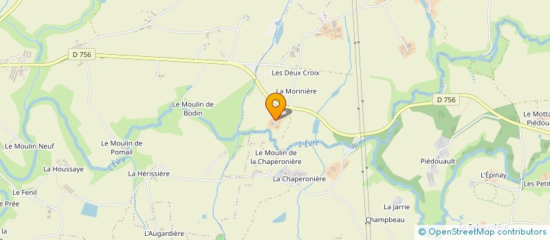 localisation de l'entreprise SCEA L'AVENTURE à MONTREVAULT-SUR-EVRE