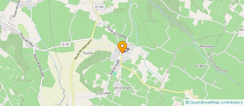 localisation de l'entreprise SCEA L ENCLOS VERT  SAINT-MAGNE-DE-CASTILLON