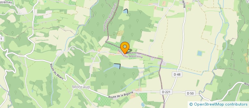 localisation de l'entreprise SCEA L ERMITAGE DE LARBIOUSE à MONCAUP