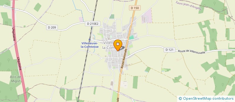 localisation de l'entreprise SCEA L ESSIGOIRE  VILLENEUVE-LA-COMTESSE