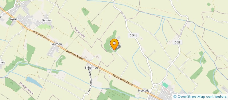 localisation de l'entreprise SCEA L HERMITAGE  LABASTIDE-BEAUVOIR