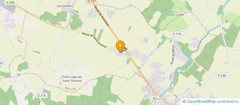 localisation de l'entreprise SCEA L'OLIVIERE  LA VALLEE