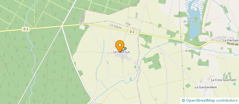 localisation de l'entreprise SCEA L'OREE DE LA FORET à LE GAVRE
