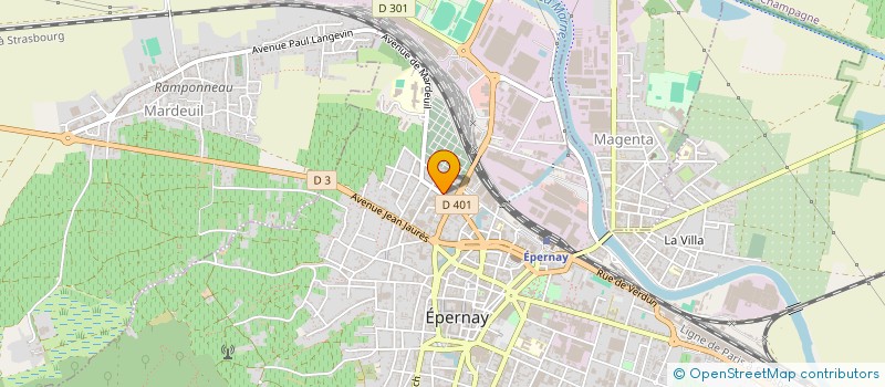 localisation de l'entreprise SCEA L ZRAK & FILS à EPERNAY