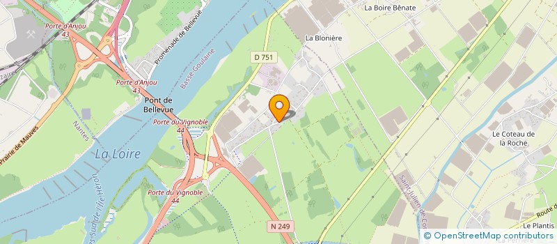 localisation de l'entreprise SCEA LA BALISEE à BASSE-GOULAINE