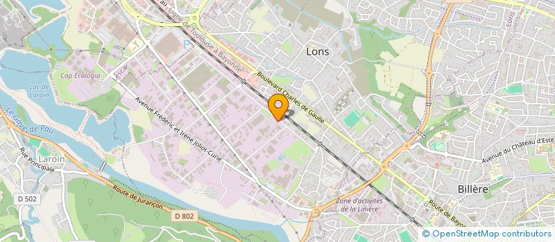 localisation de l'entreprise SCEA LA BERNEDE  LONS