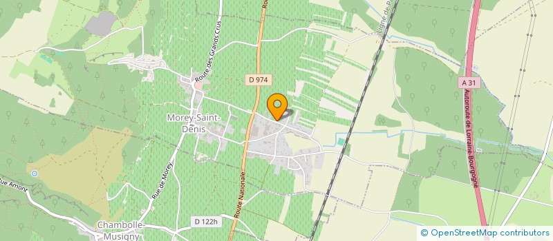 localisation de l'entreprise SCEA LA BIDAUDE à MOREY-SAINT-DENIS