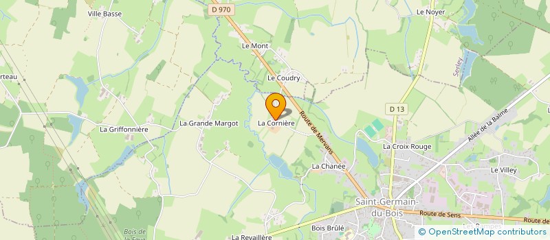 localisation de l'entreprise SCEA LA BONARDIERE à BOUHANS