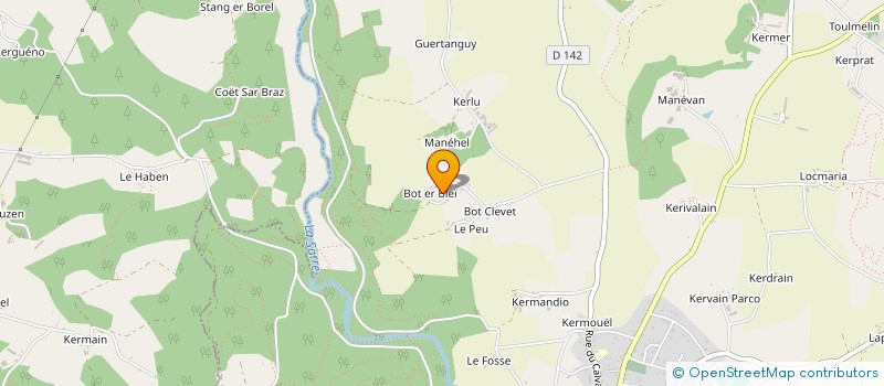 localisation de l'entreprise SCEA LA BOTERNOISE à PLUMELIAU-BIEUZY
