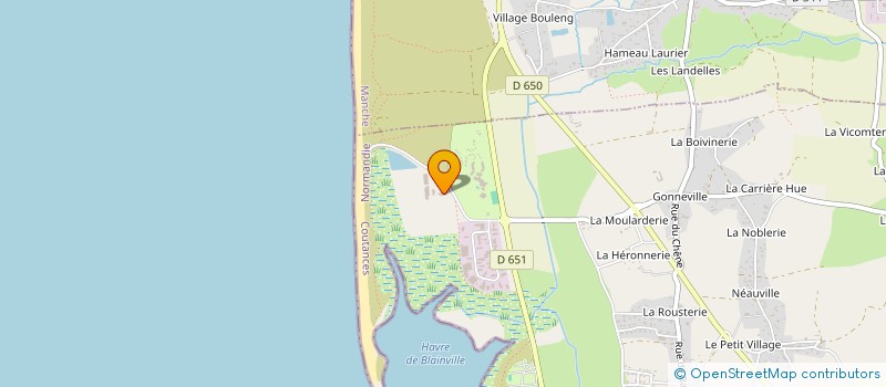 localisation de l'entreprise SCEA LA BOUCHOT D'AGON à BLAINVILLE-SUR-MER