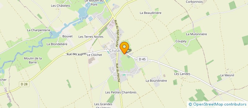 localisation de l'entreprise SCEA LA BOUGIE à CRULAI