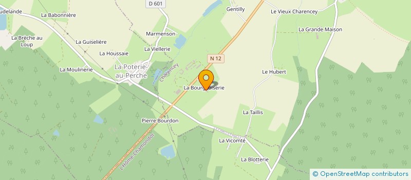 localisation de l'entreprise SCEA LA BOURGEOISERIE à CHARENCEY