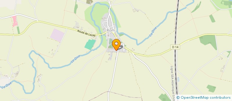 localisation de l'entreprise SCEA LA BOUTERIE  ROM