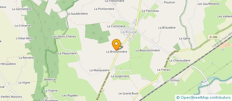 localisation de l'entreprise SCEA LA BRETONNIERE à VAL-AU-PERCHE