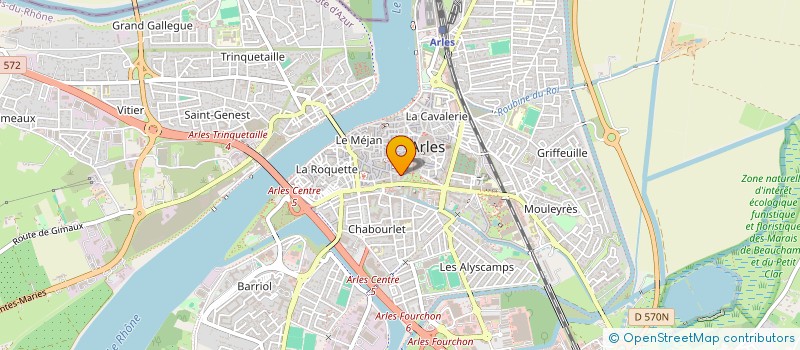 localisation de l'entreprise SCEA LA BRIQUETERIE à ARLES
