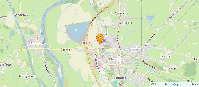 localisation de l'entreprise SCEA LA BRUYERE à MARCIGNY