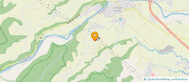 localisation de l'entreprise SCEA LA CASCADE  BRAS-PANON