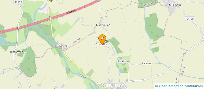 localisation de l'entreprise SCEA LA CHARRIERE à SAINT-AVIT-LES-GUESPIERES