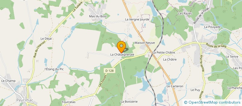 localisation de l'entreprise SCEA LA CHATAIGNERAIE à SAINT-JOUVENT