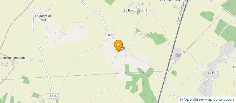 localisation de l'entreprise SCEA LA CHEVRERIE D'ISSAIS à ROM