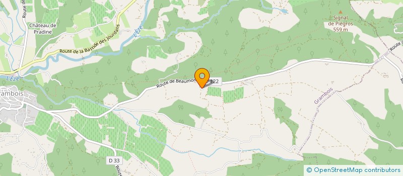 localisation de l'entreprise SCEA LA COLLINE DU GRES  GRAMBOIS