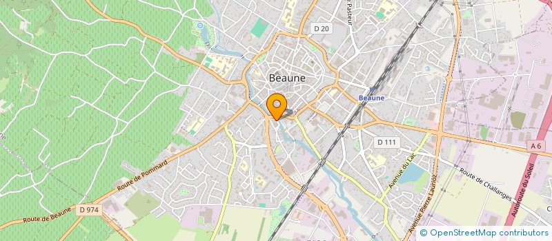 localisation de l'entreprise SCEA LA COMBE à BEAUNE