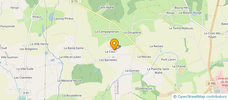 localisation de l'entreprise SCEA LA COUR à COMBOURG