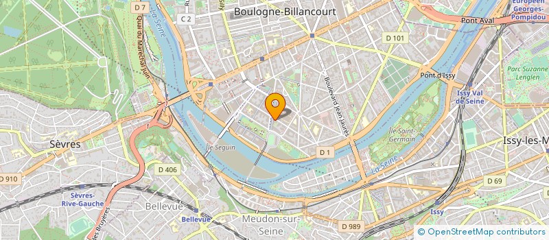 localisation de l'entreprise SCEA LA CROISETTE à BOULOGNE-BILLANCOURT