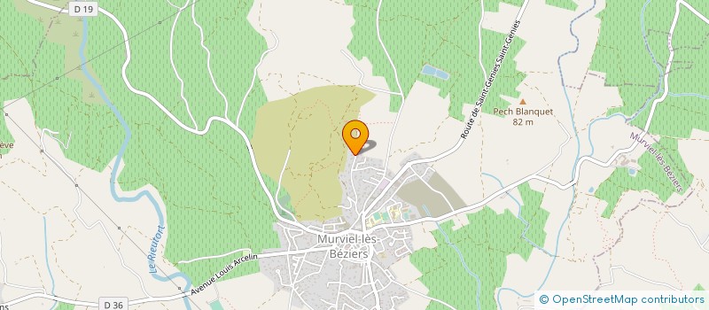 localisation de l'entreprise SCEA LA CROIX ANDINE  MURVIEL-LES-BEZIERS