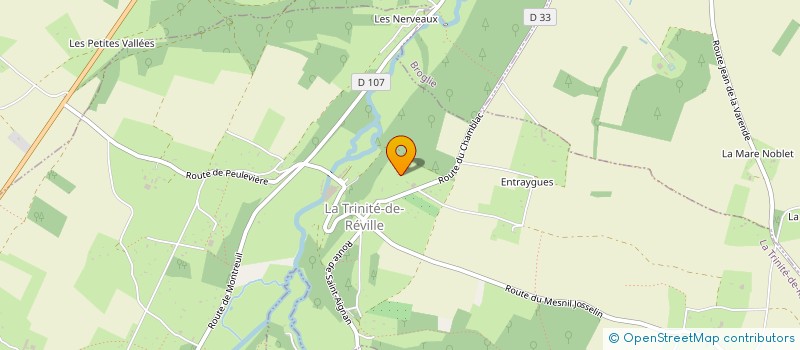 localisation de l'entreprise SCEA LA DIMERIE  LA TRINITE-DE-REVILLE