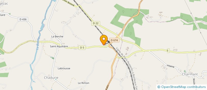 localisation de l'entreprise SCEA LA FAYOLLE à CHADURIE
